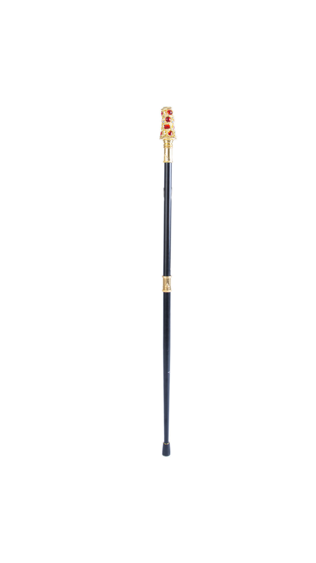 Divine Red Diamond Elegant Occasion African Walking Stick - Image 3