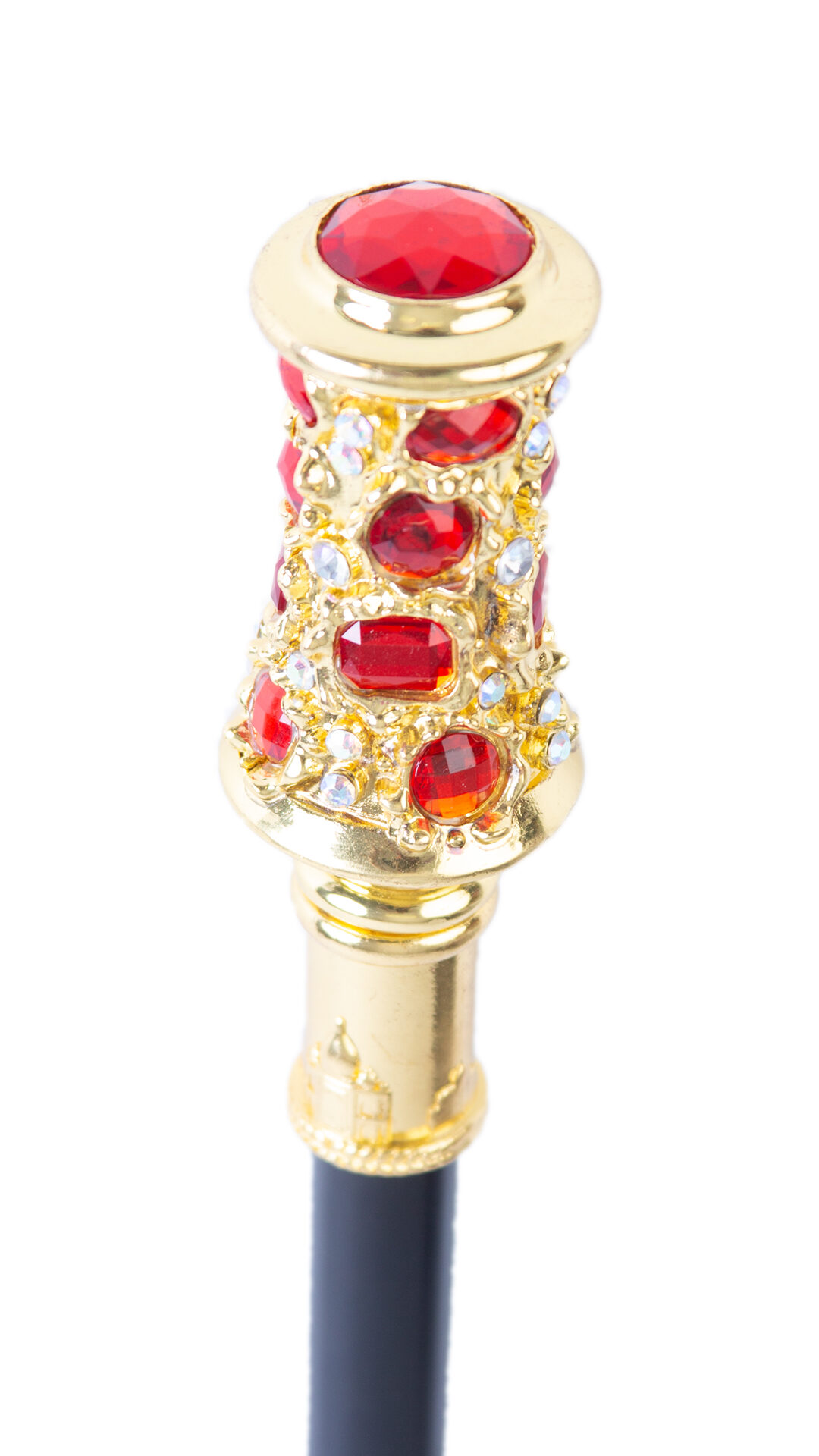 Divine Red Diamond Elegant Occasion African Walking Stick
