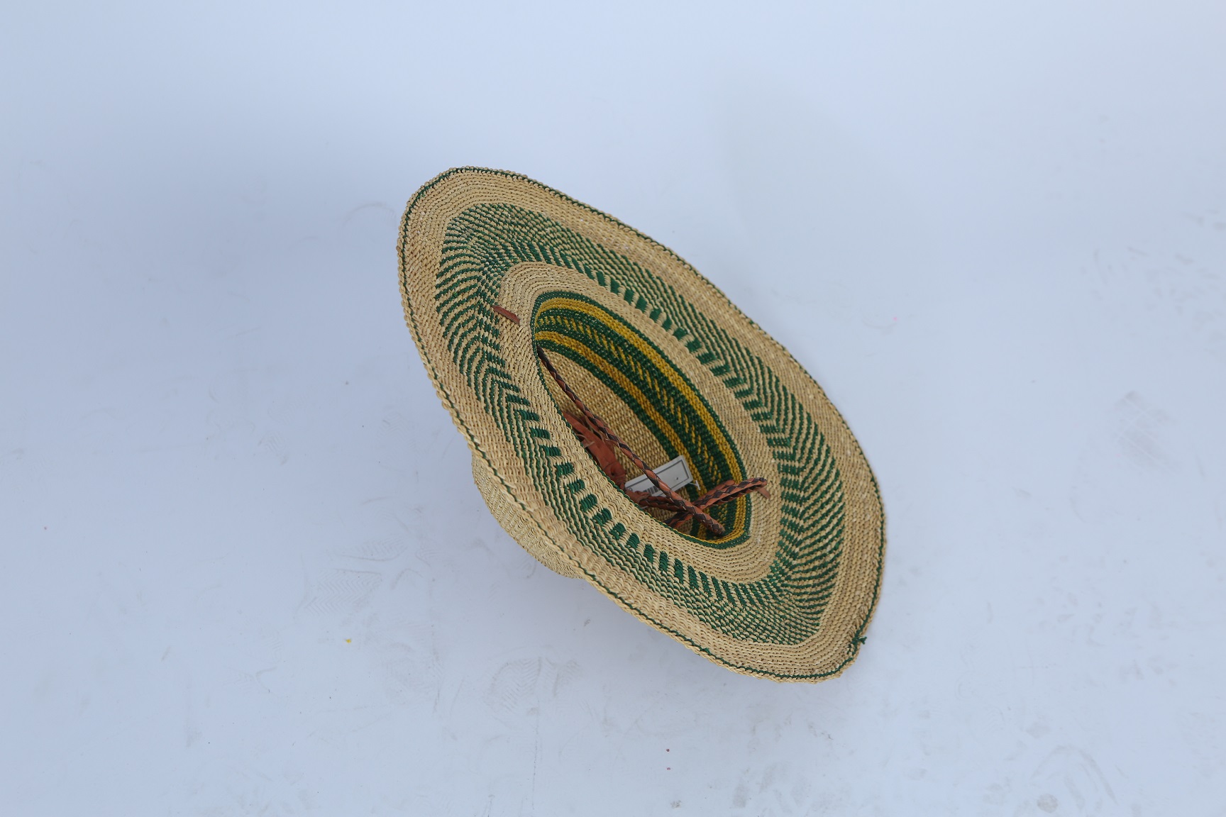 Sun Hat Handmade Exquisitely in Ghana - Image 3