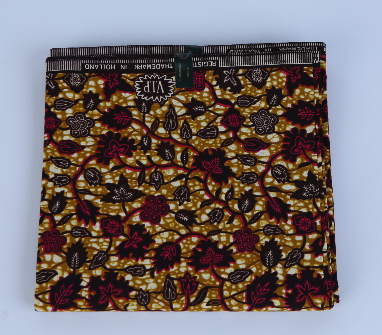 Authentic Africa Foliage Ankara Pattern 6-yard Fabric