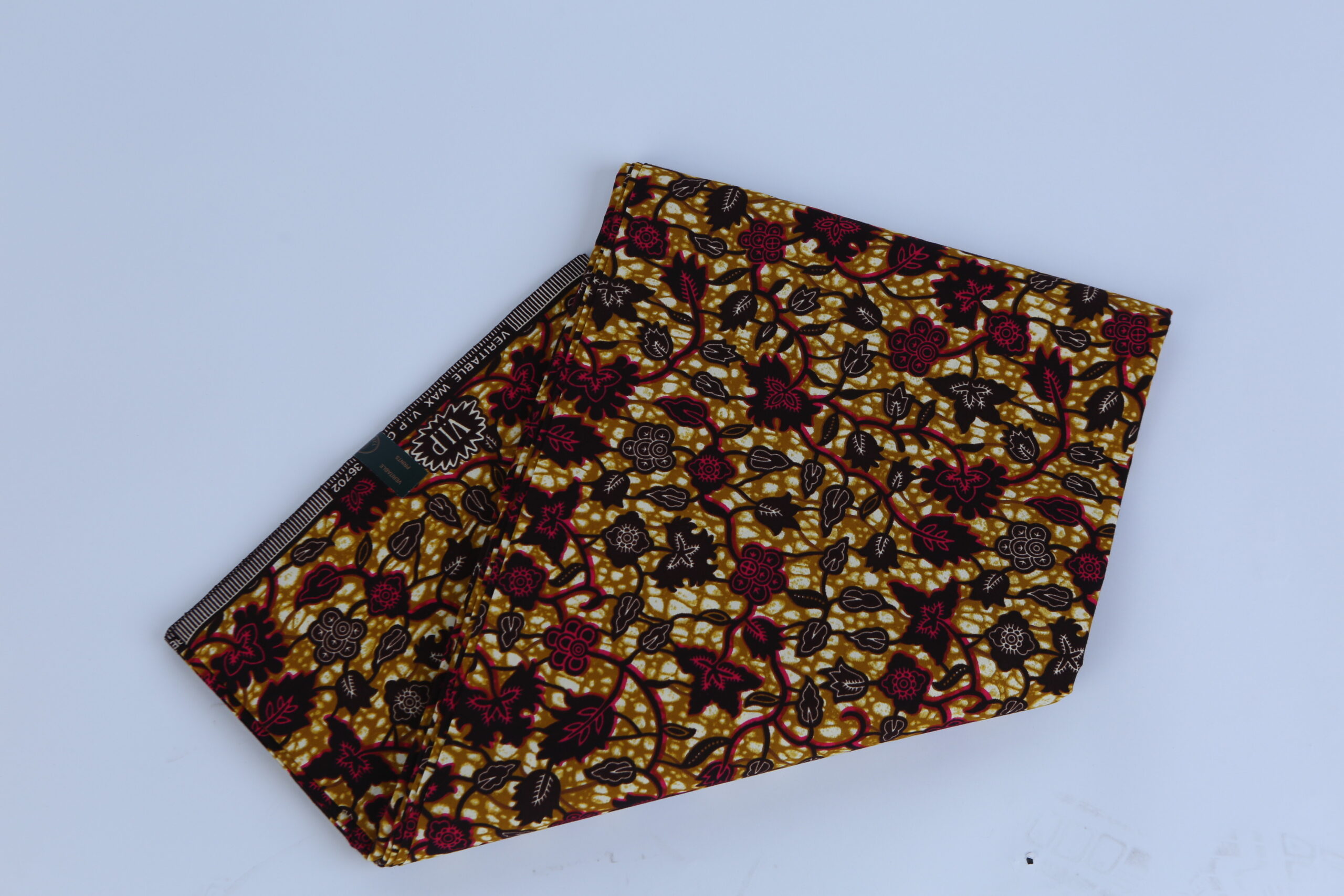 Authentic Africa Foliage Ankara Pattern 6-yard Fabric - Image 3