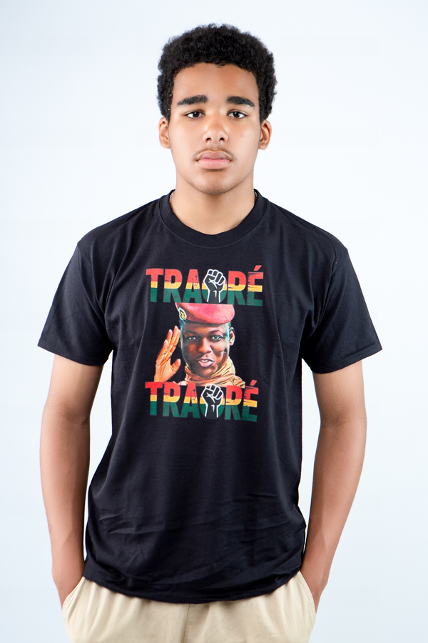 TRAORÉ Graphic T-Shirt | Pan-African Revolutionary Tee - Image 5