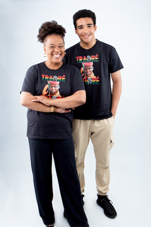 TRAORÉ Graphic T-Shirt | Pan-African Revolutionary Tee