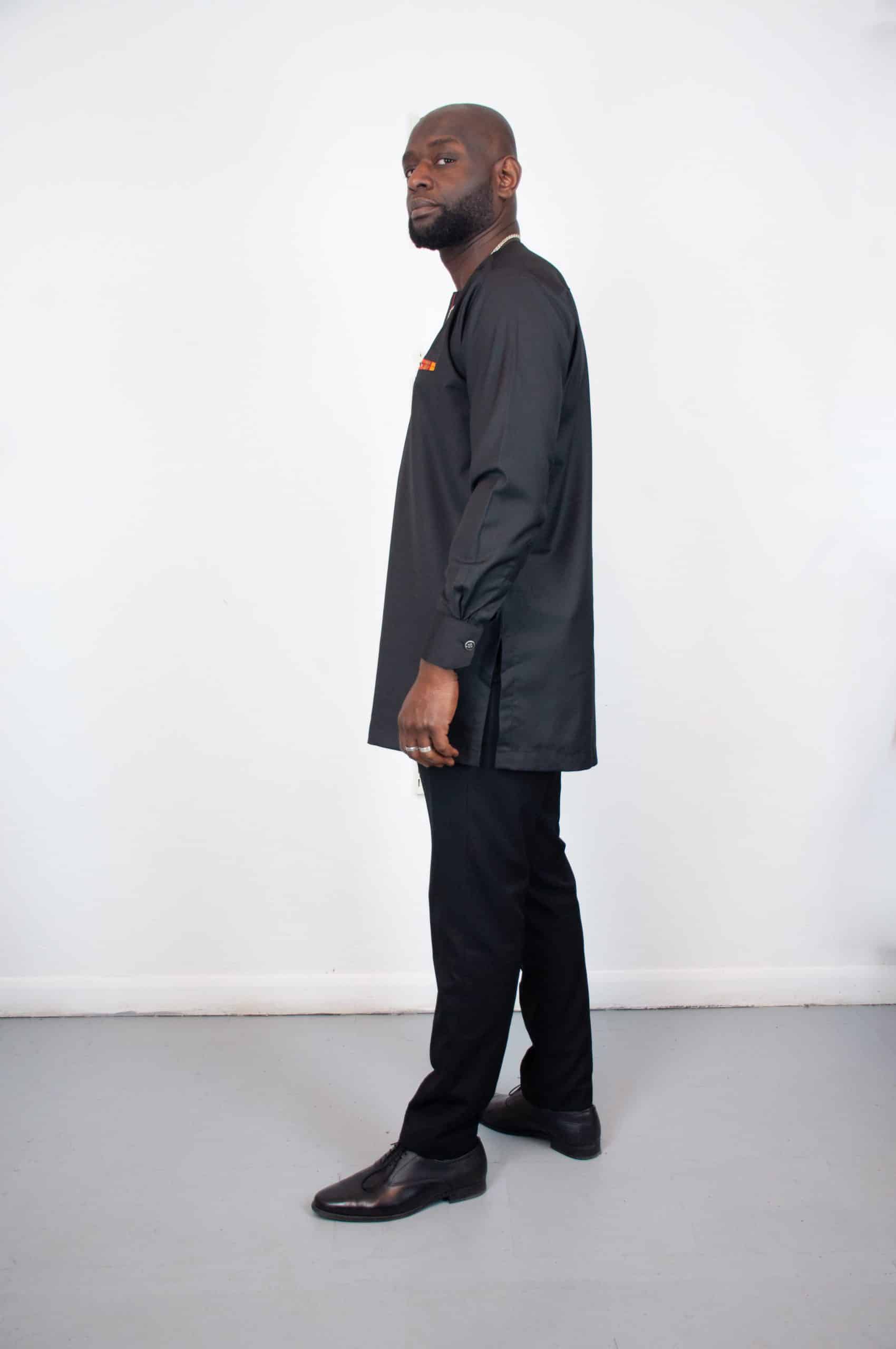 Bwire Black Traditional Suit - Image 2