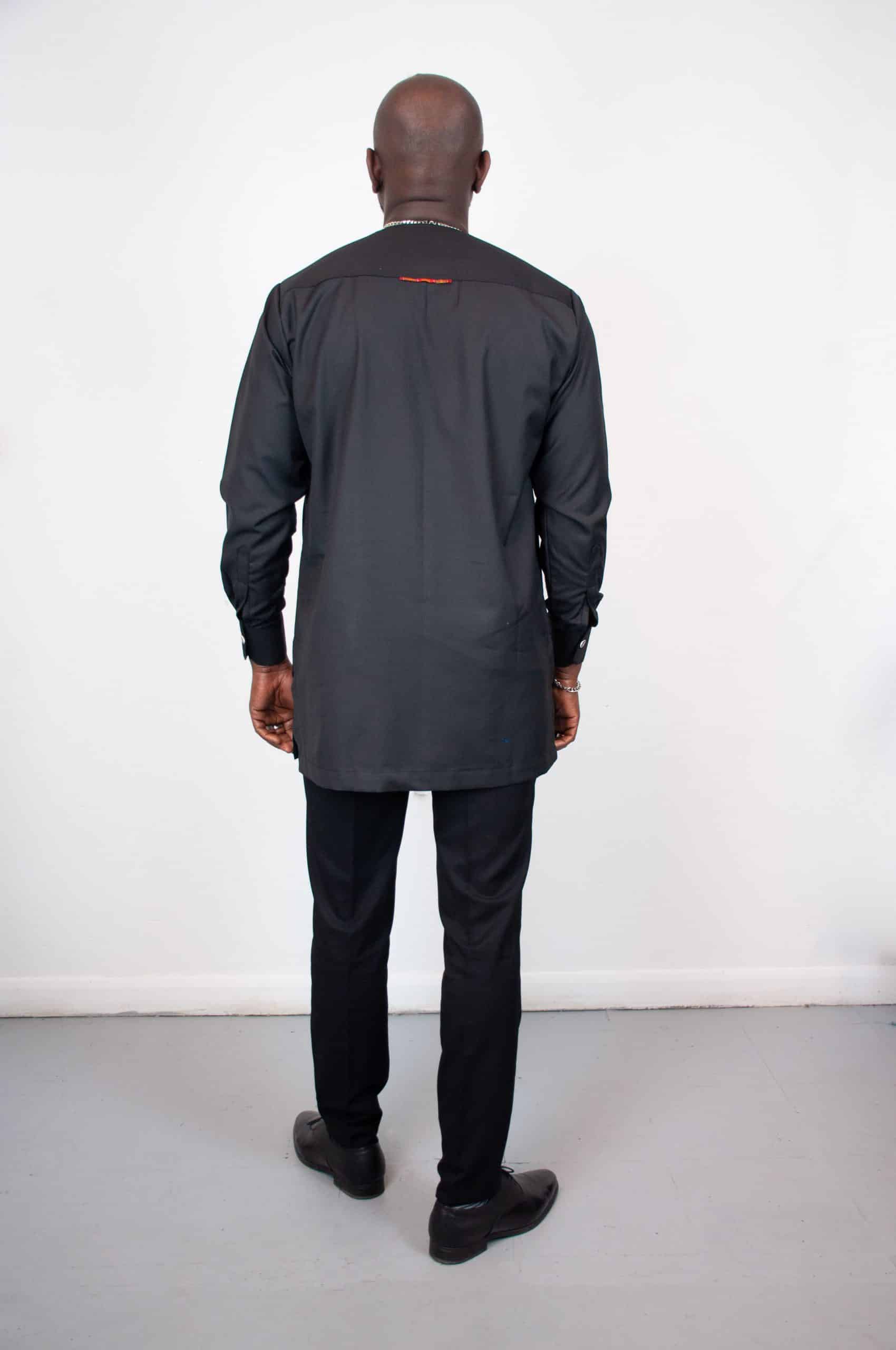 Bwire Black Traditional Suit - Image 3