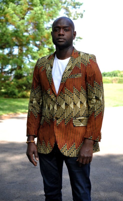 African Print Men's Ankara Blazer