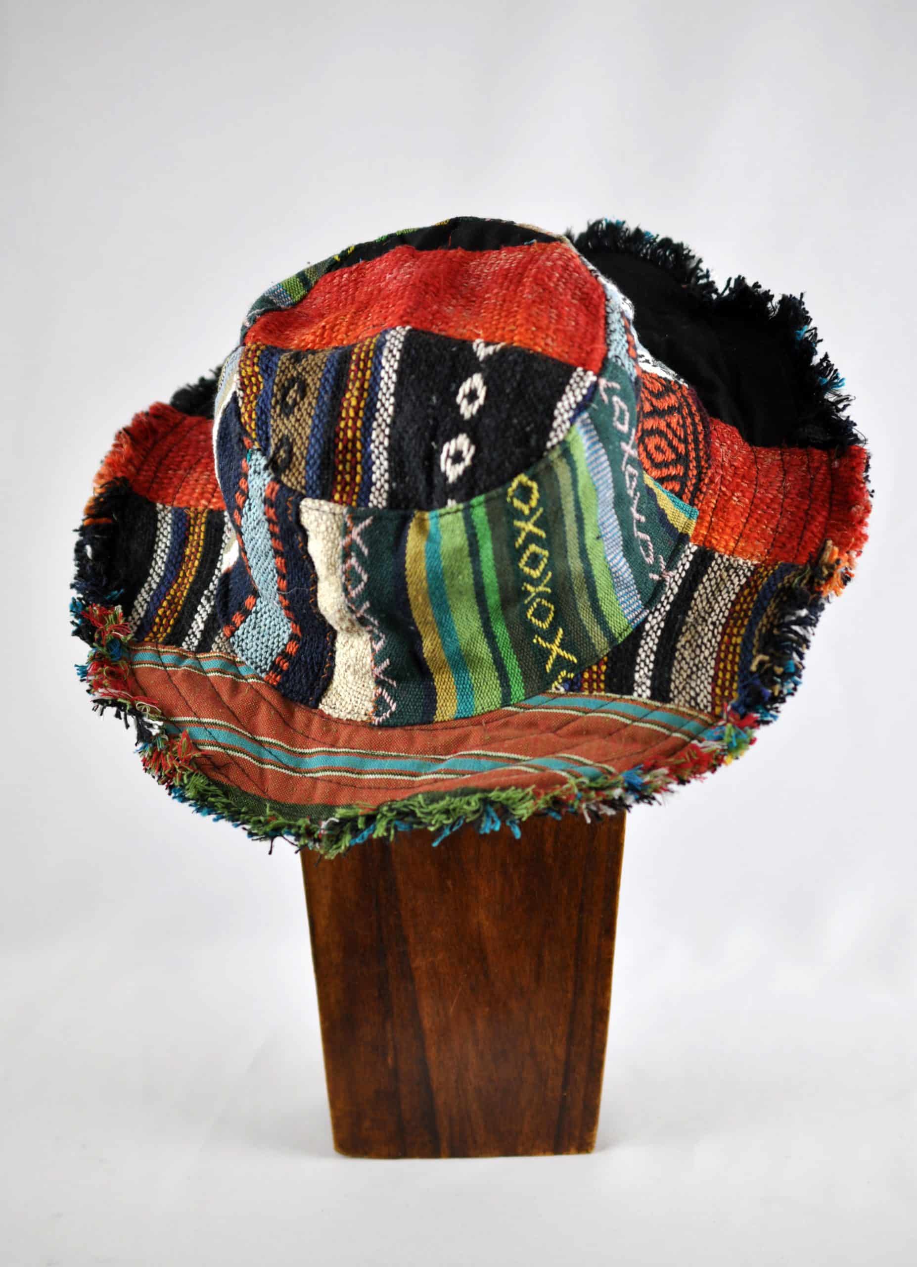 Alake Trendy Patchwork Hemp Hat