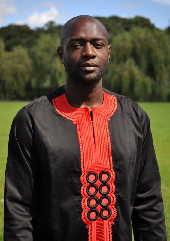 Sejo African Black & Red Embroidery Shirt - Image 2