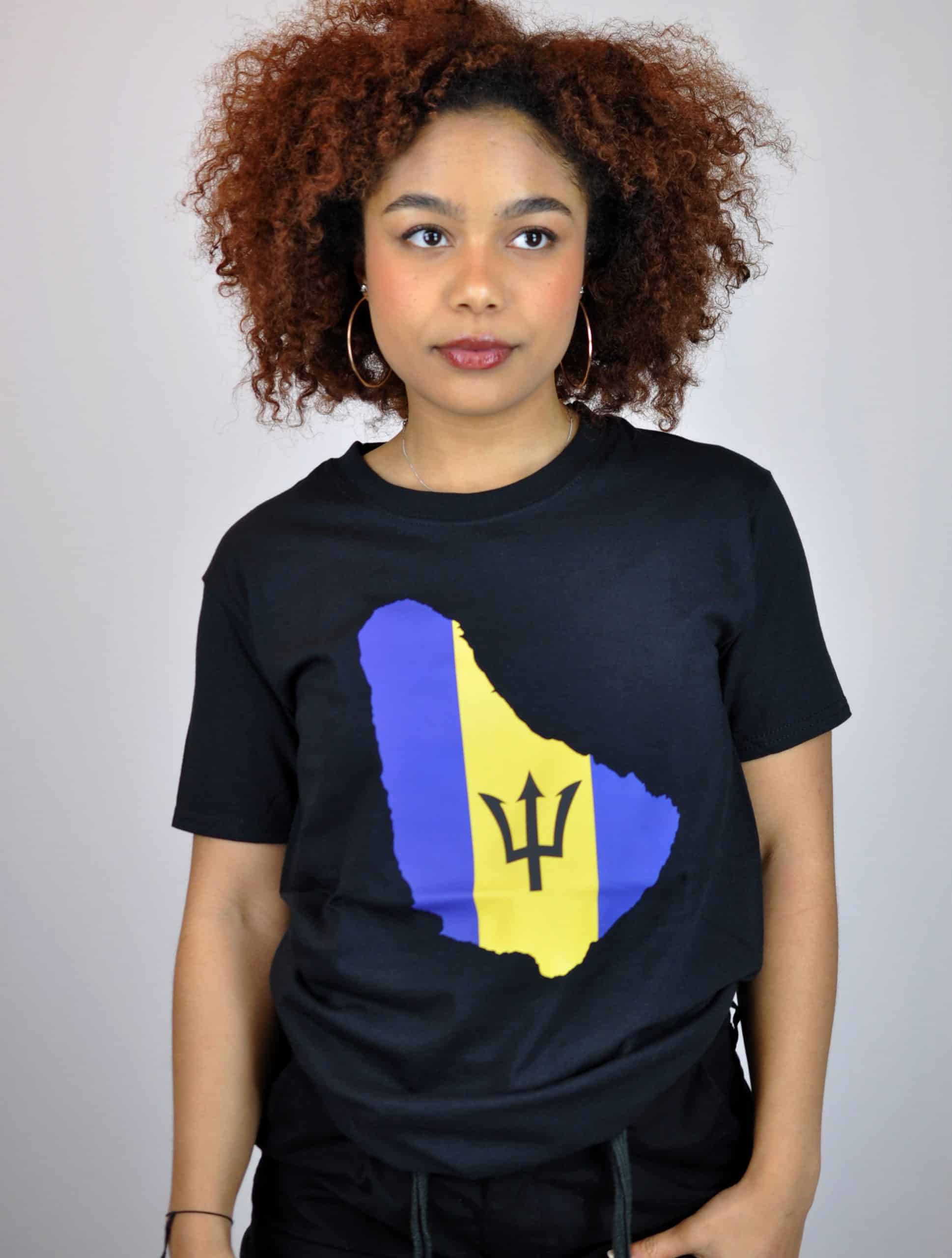 Adjoa Barbados Country Flag Top - Image 3