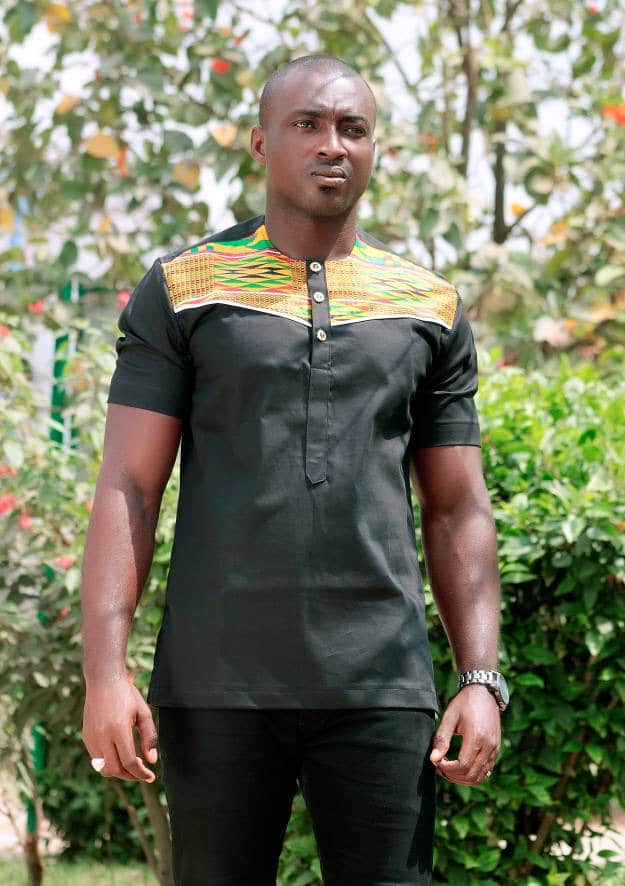 African Print Kente Fusion Shirt