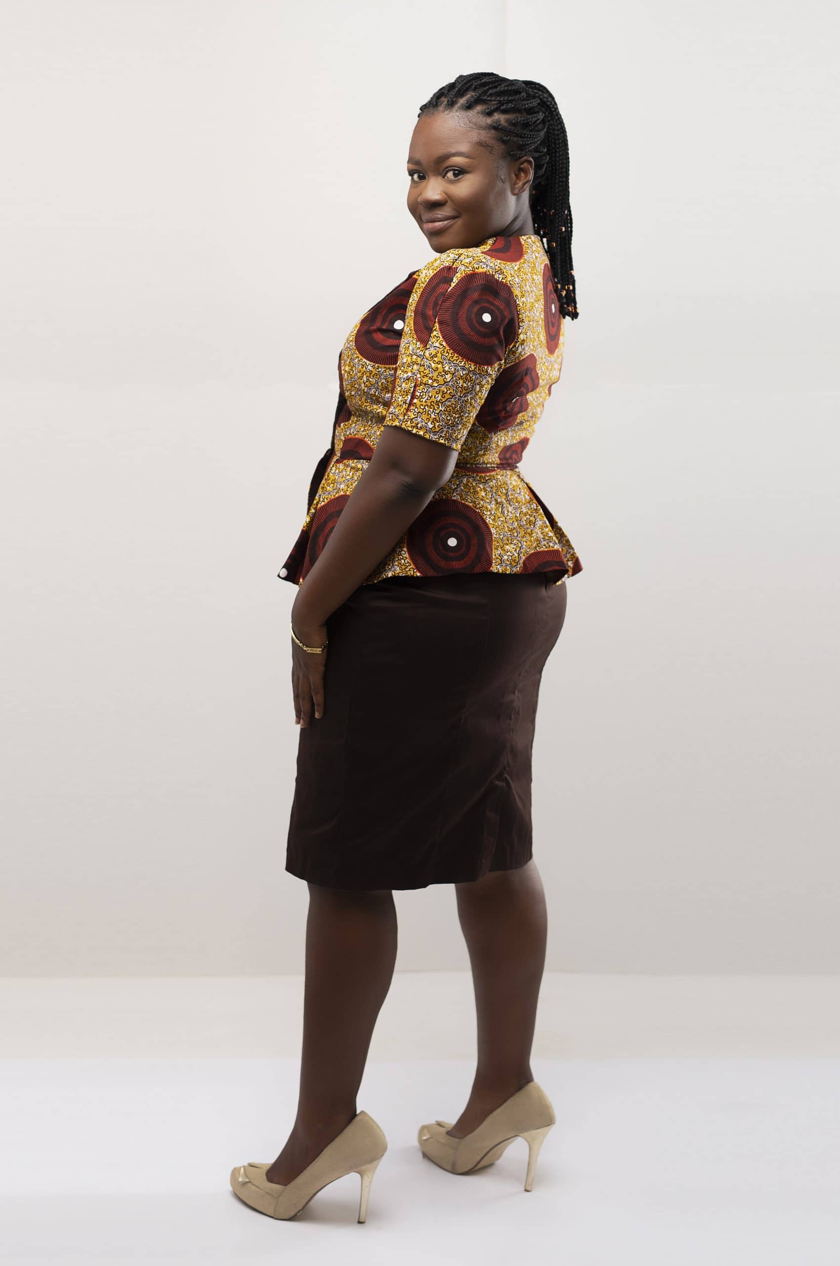 Afia African Two-Piece Skirt Set - Image 3