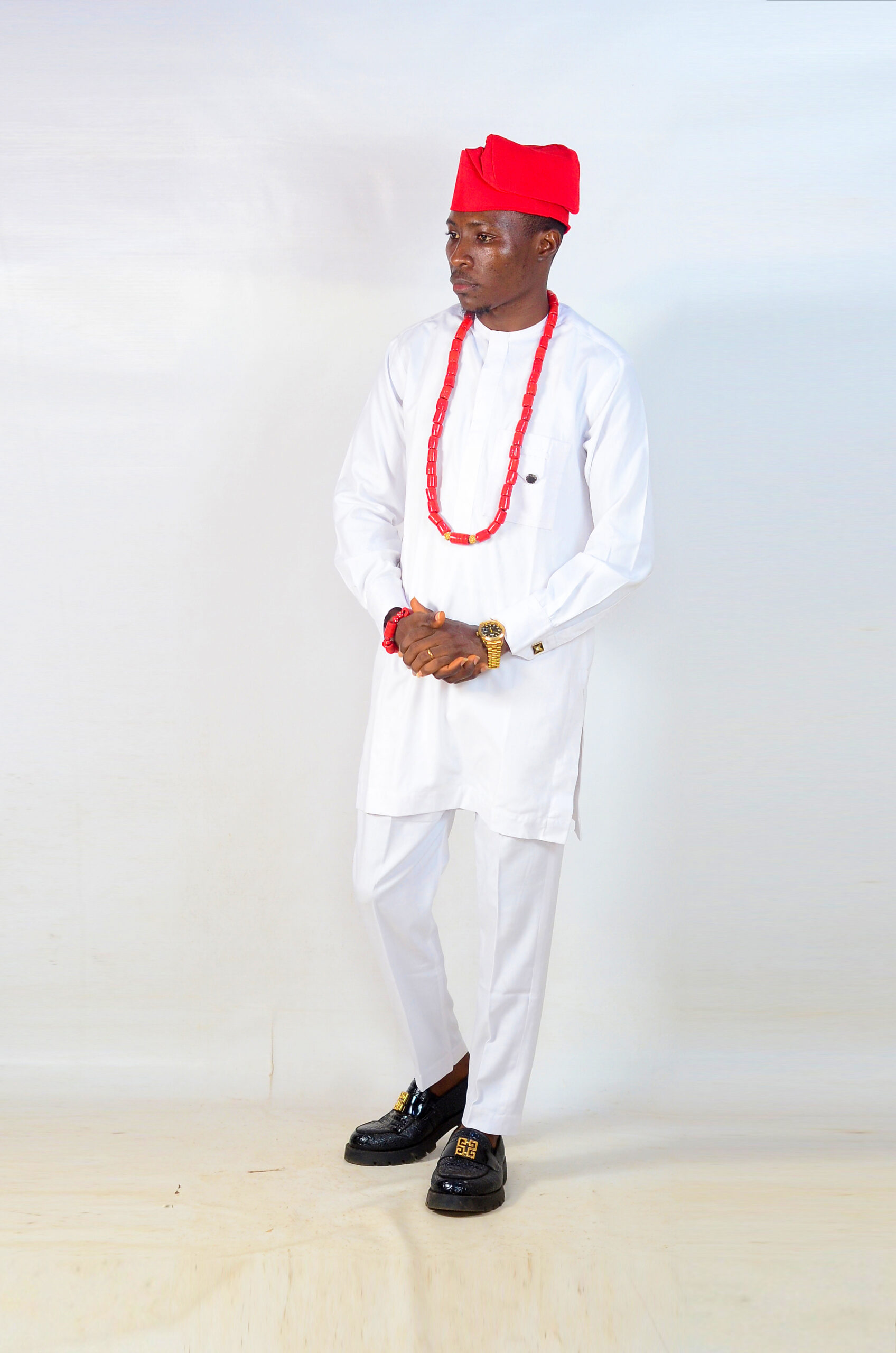 Authentic Traditional Yoruba Asooke Hat for Men - Image 5