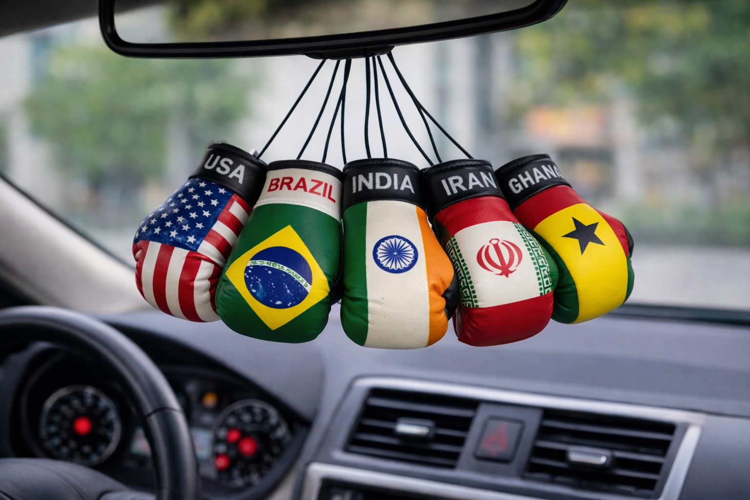 Country Flag Mini Boxing Gloves