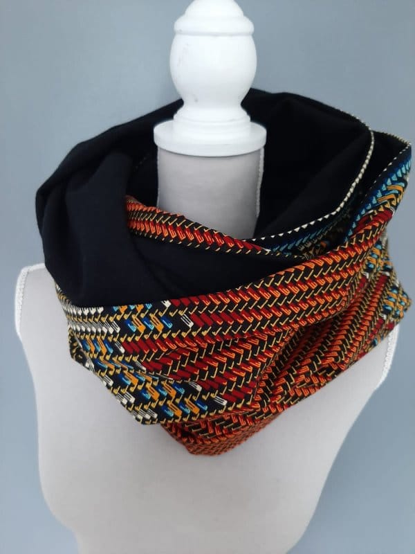 Urbi Ankara African Print Versatile Infinity Unisex Neck Scarf