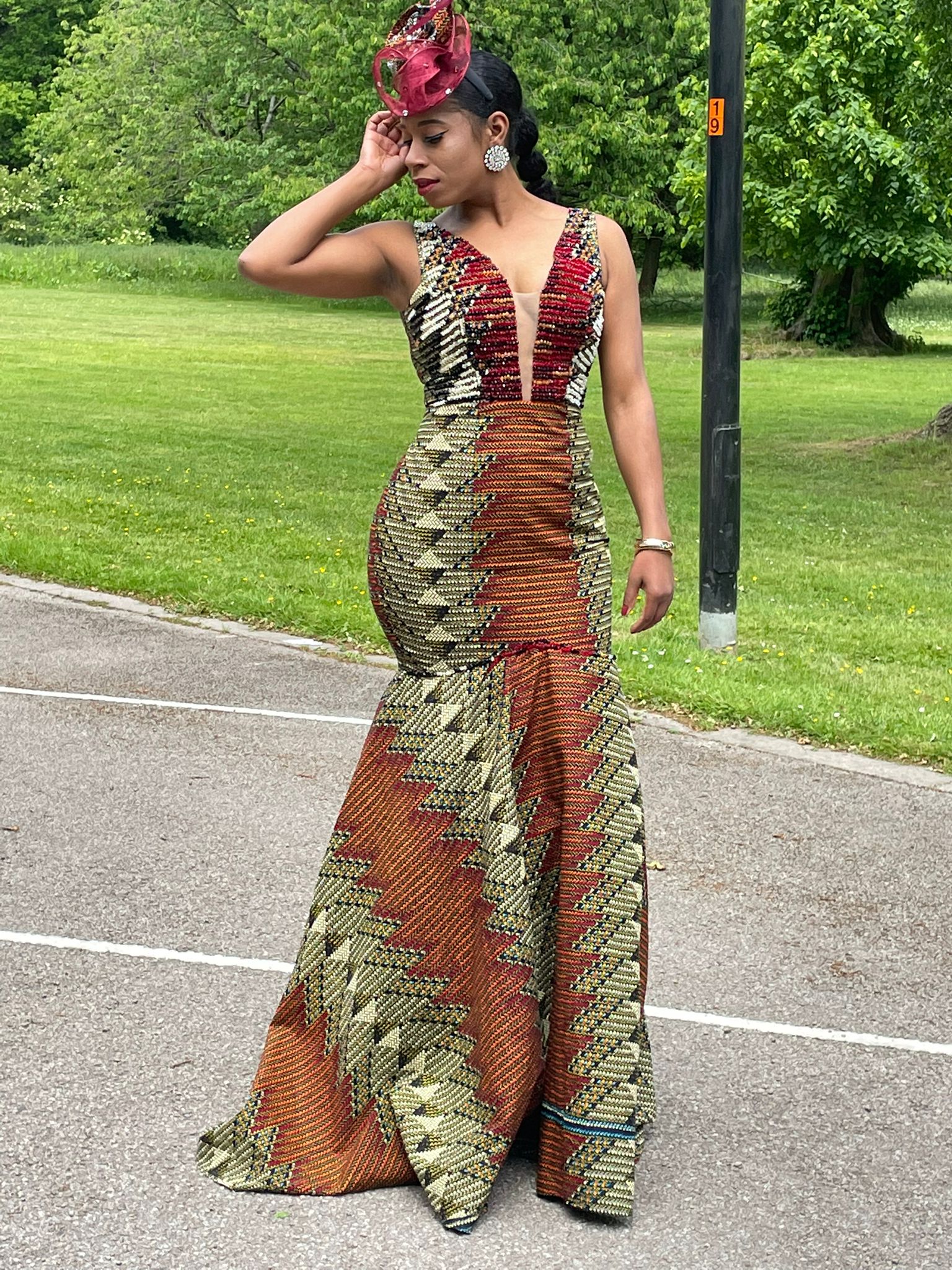 Jadore Beaded Elegant Bodycon Occassion Dress - Image 2