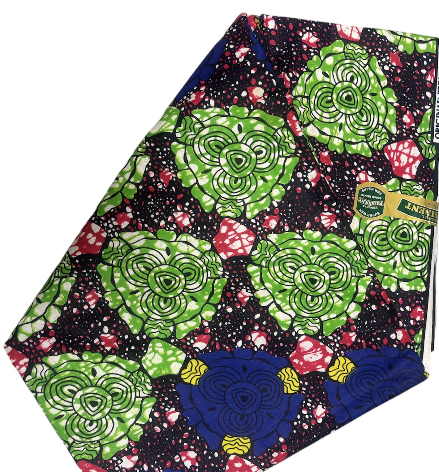 Charlotte Authentic Beautiful Vibrant African Ankara Fabric/Abstract design - Image 3