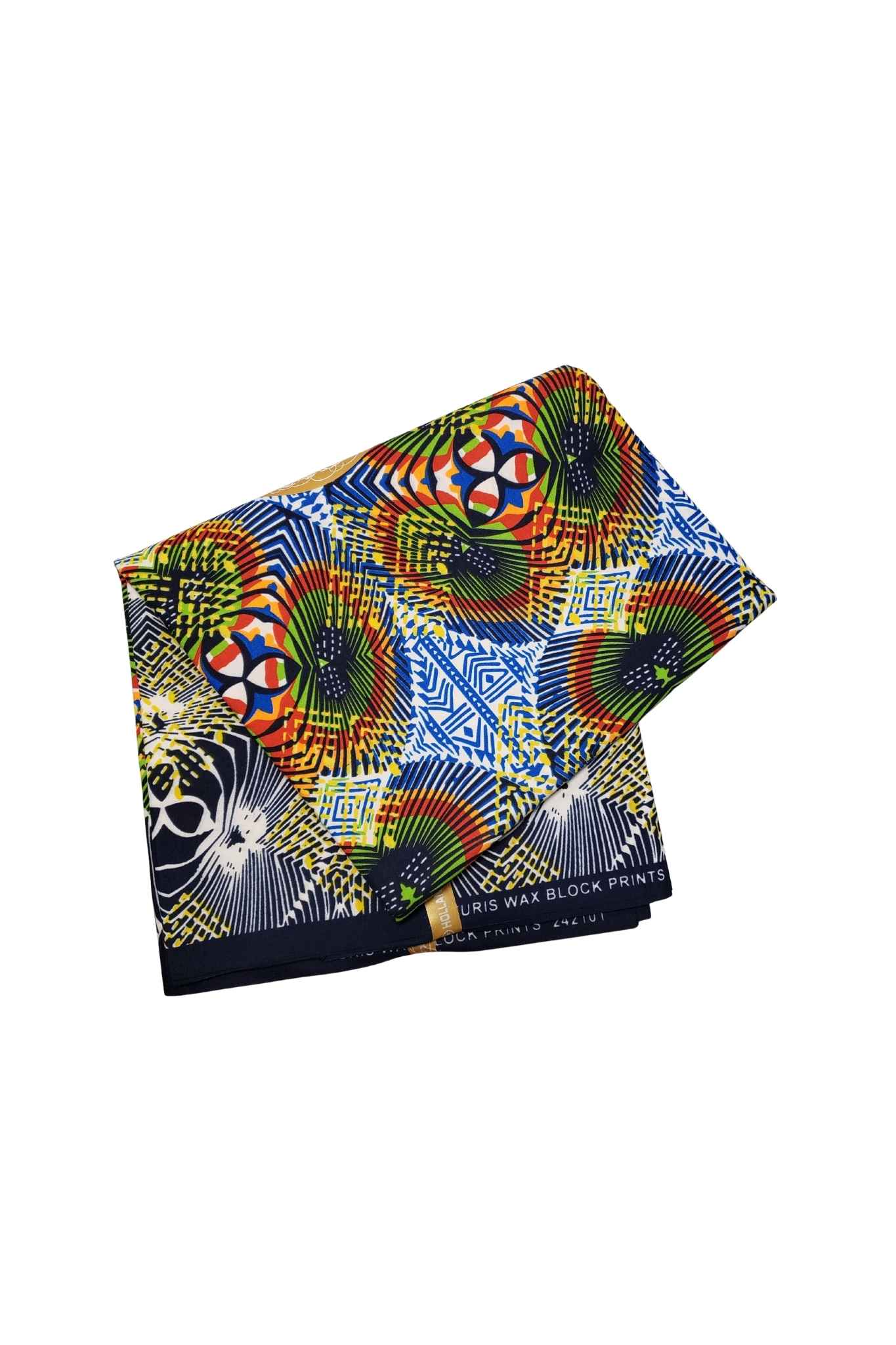 African Print Fabric- Geometric Pattern Ankara Wax Cloth - Image 3