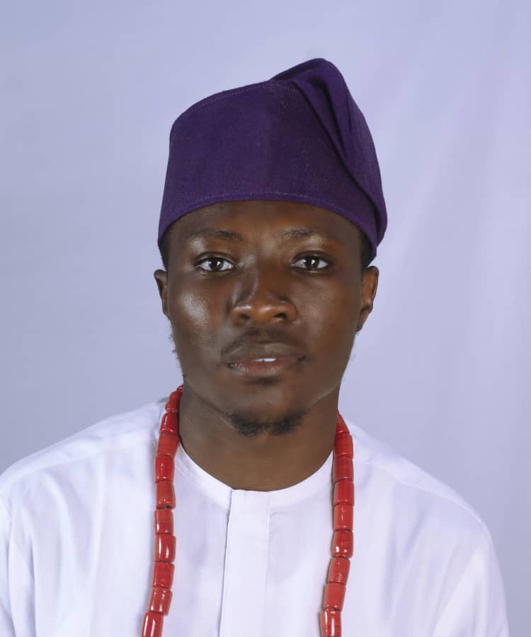 Authentic Traditional Yoruba Asooke Hat for Men - Image 2