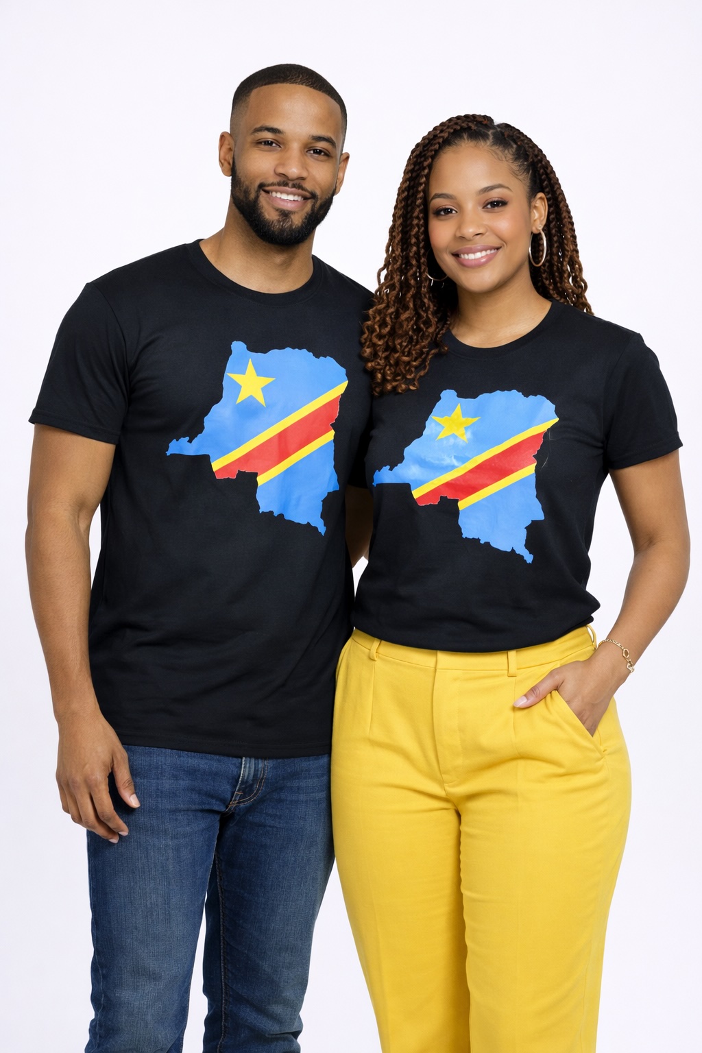 Congo Colours Country Flag Unisex Top