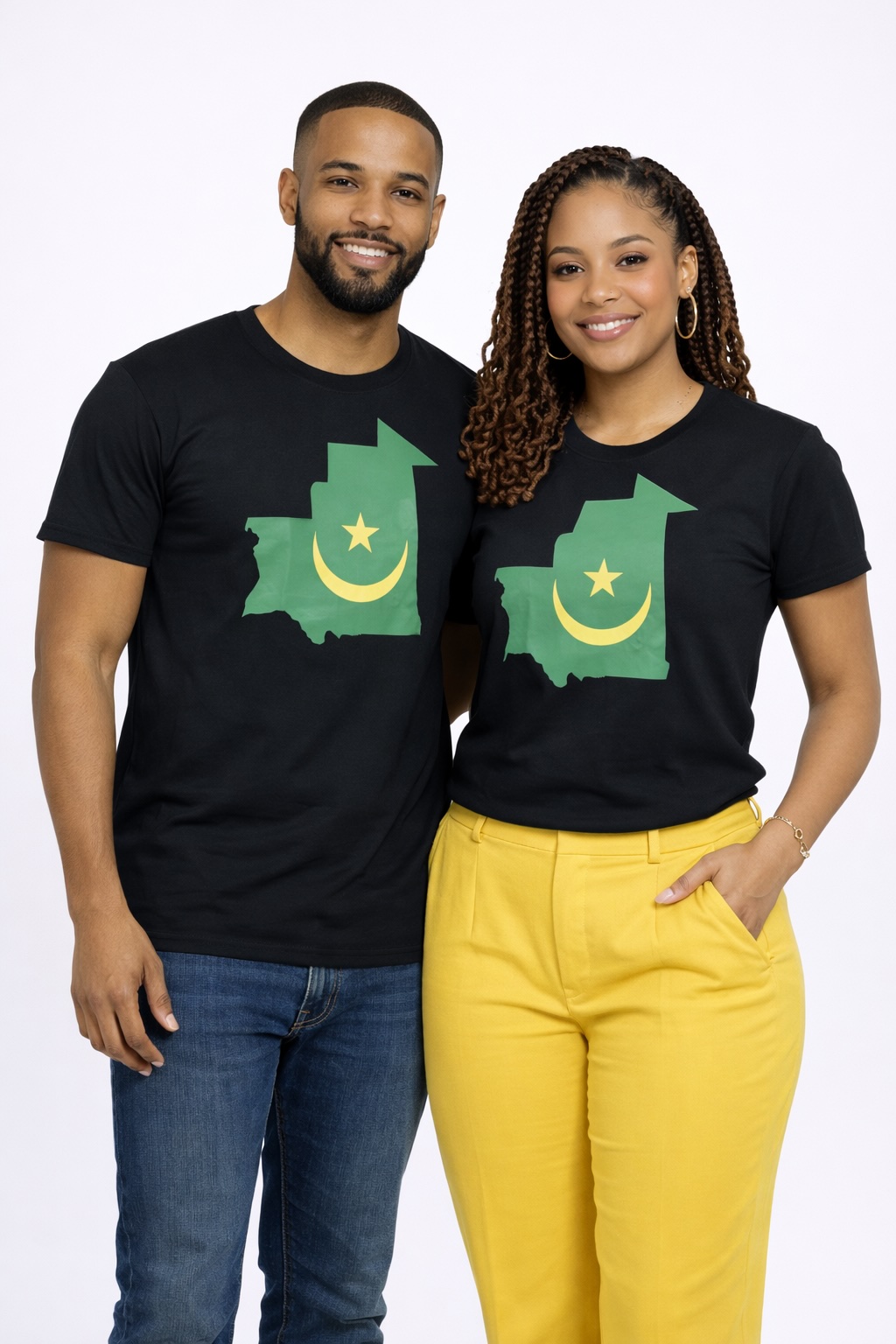 Mauritania Colours Country Flag Unisex Top