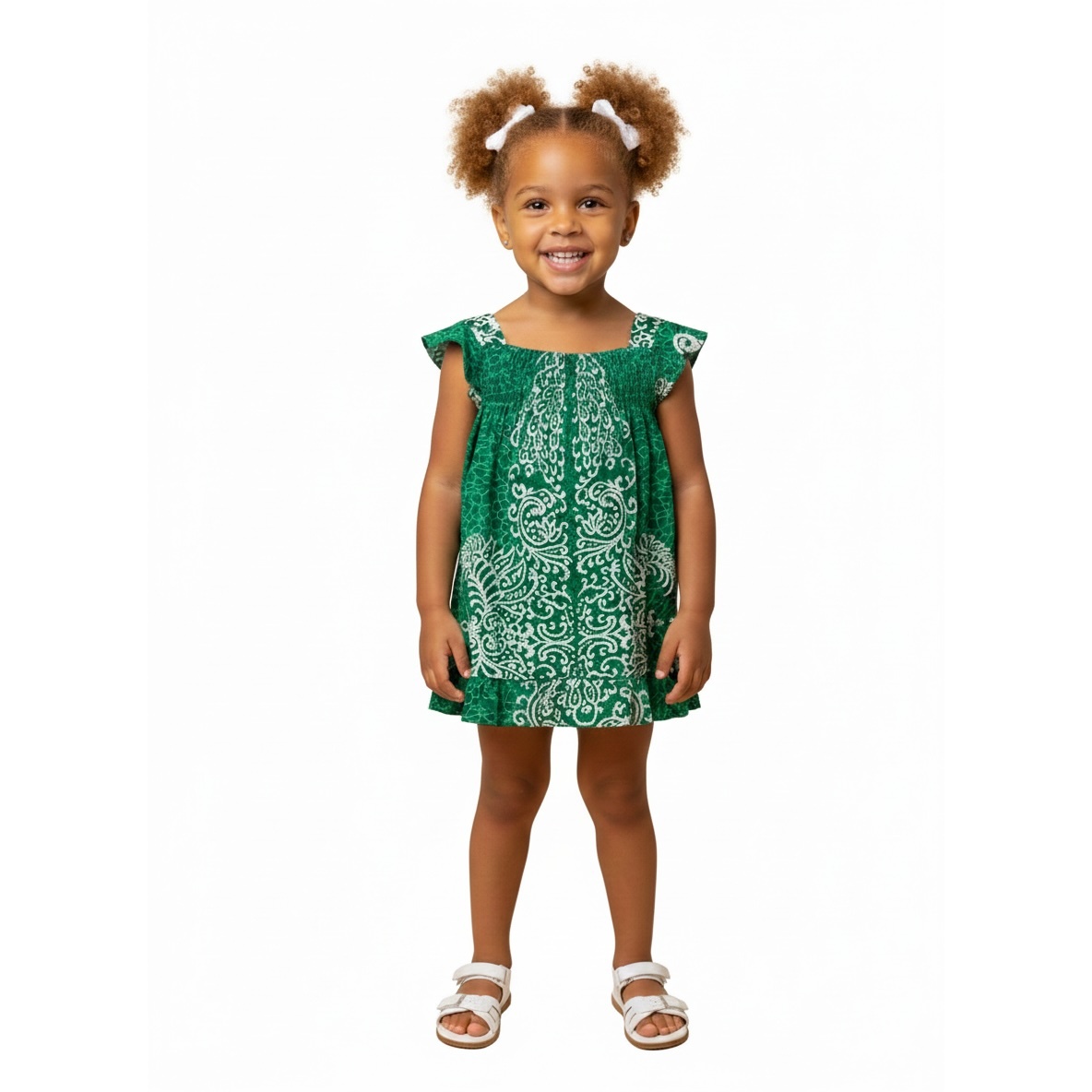 Girls African Print Dress