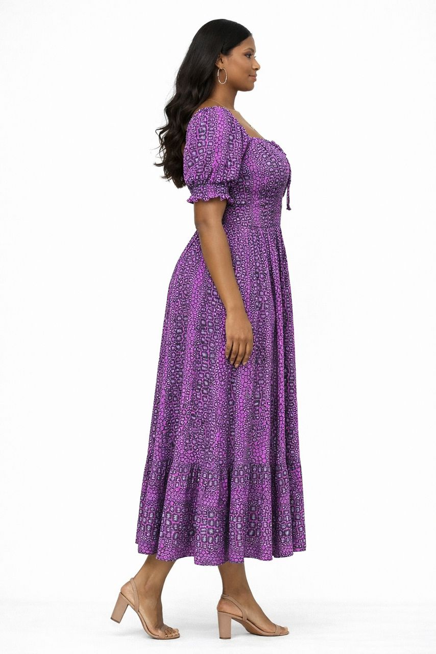 Women’s Smocked Maxi Dress - Image 4