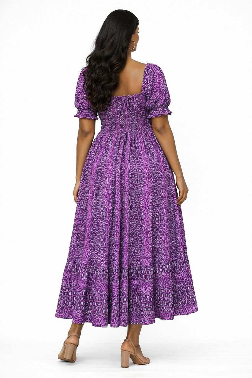 Women’s Smocked Maxi Dress - Image 3
