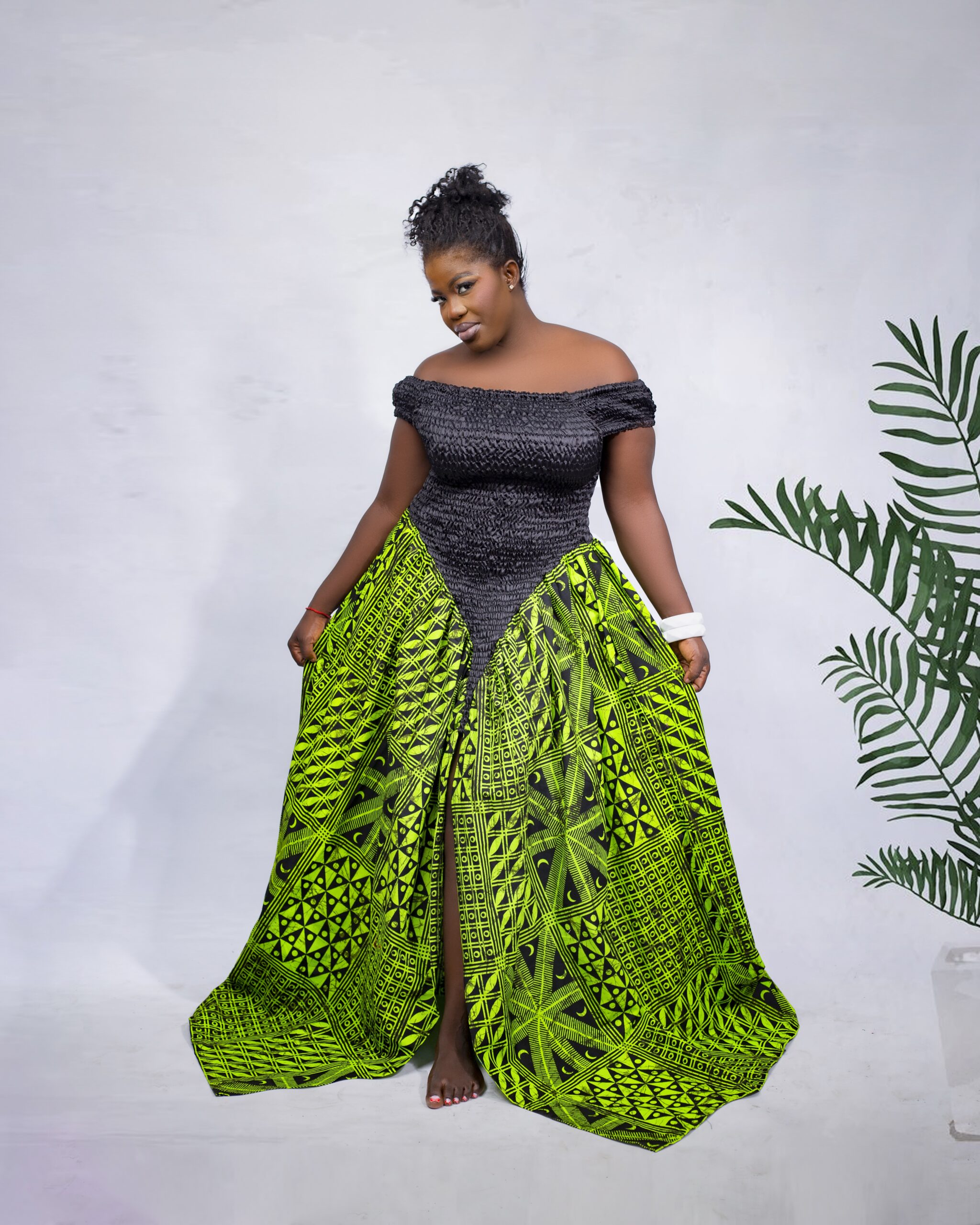 Elegant African Gown