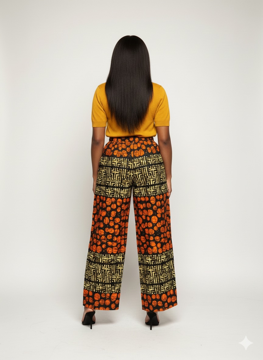 Ankara Palazzo Pants - Image 2