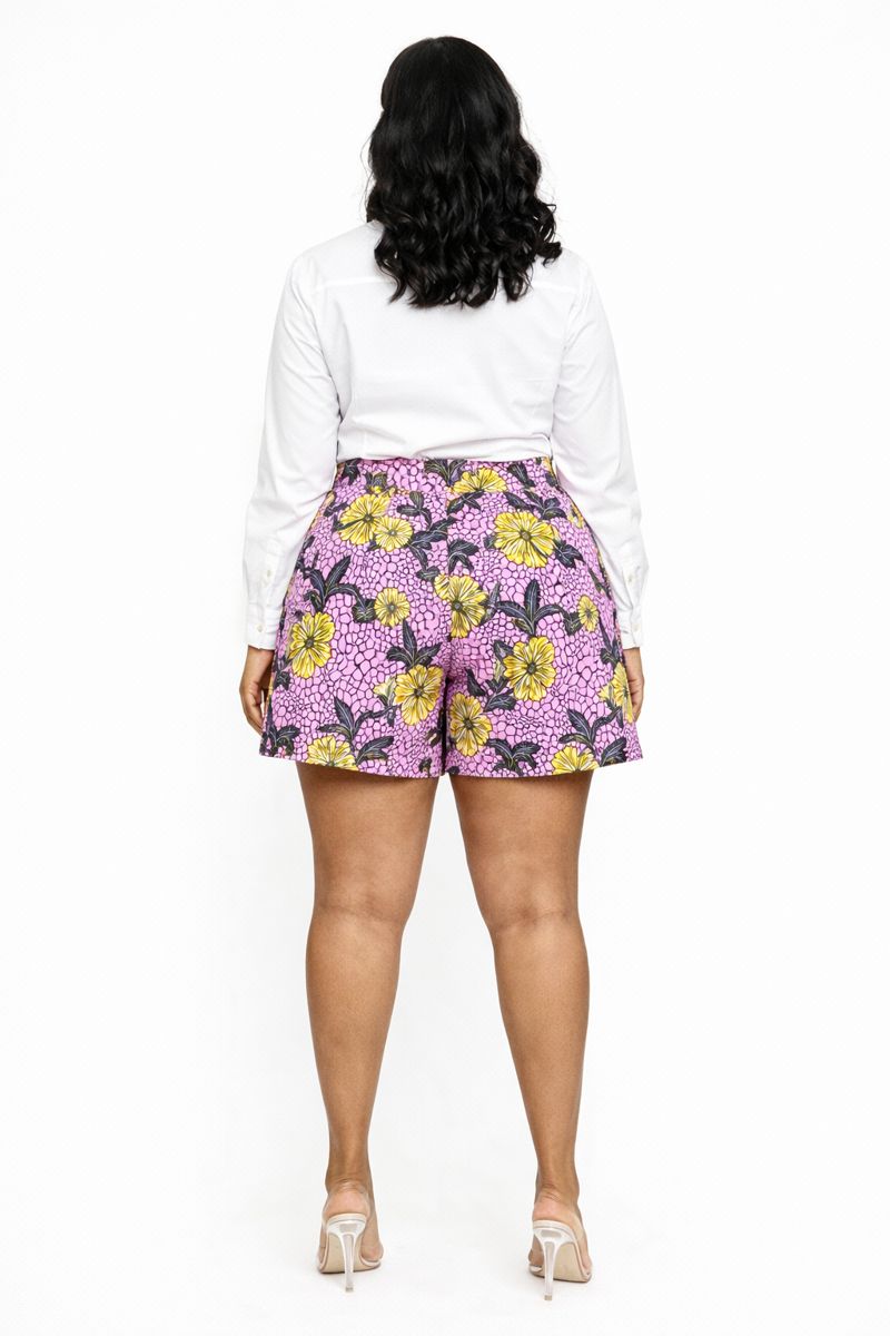 Women Ankara Shorts - Image 6