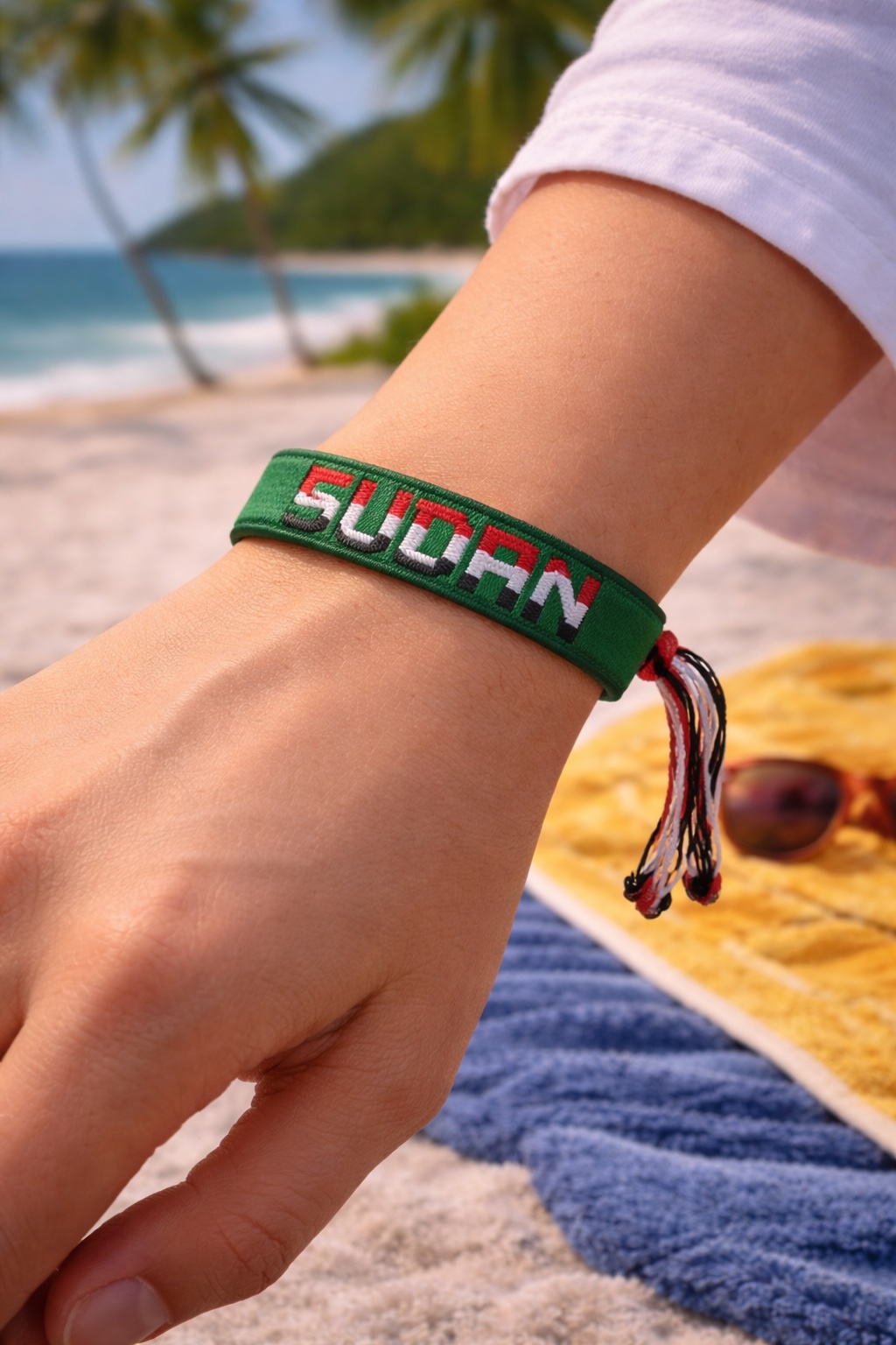 Country Name Flag Woven Bracelet - Image 8