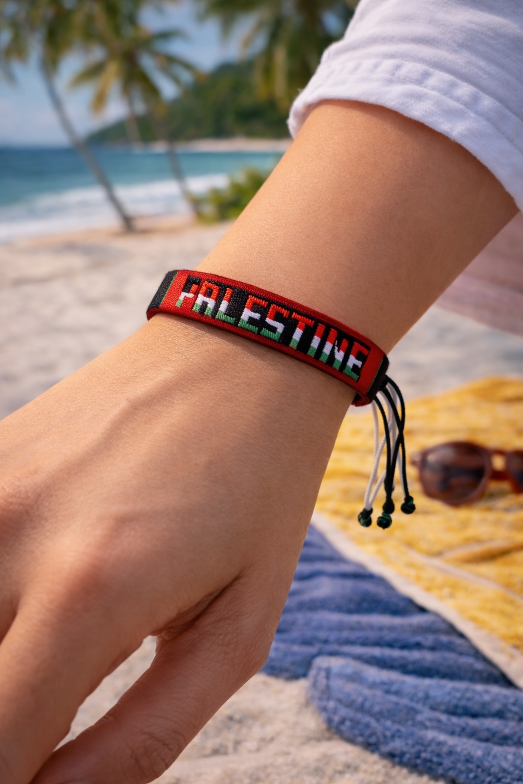 Country Name Flag Woven Bracelet - Image 10