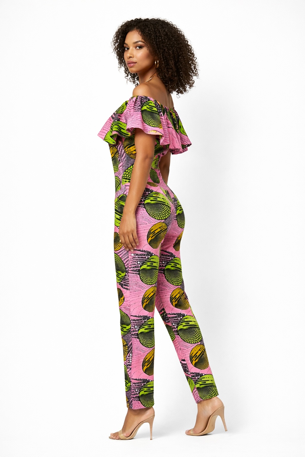 African Print Jumpsuit - Image 4