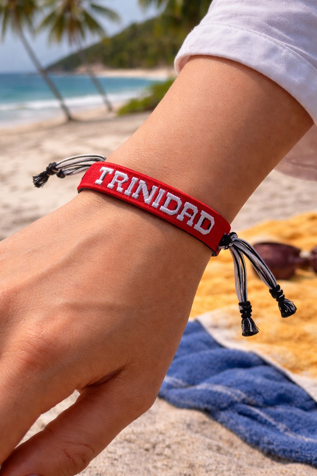 Country Name Flag Woven Bracelet - Image 5