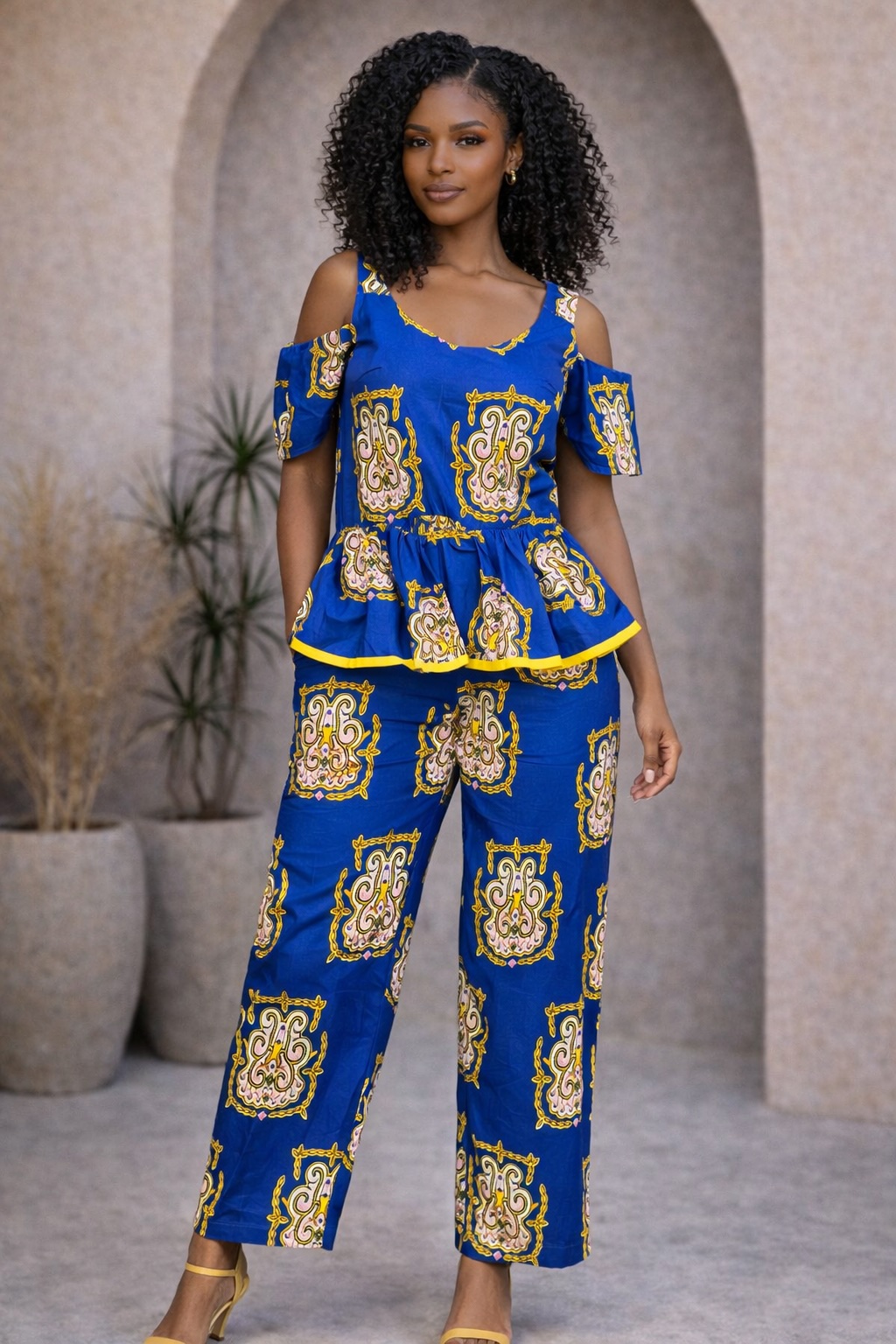 African Print Coord Set