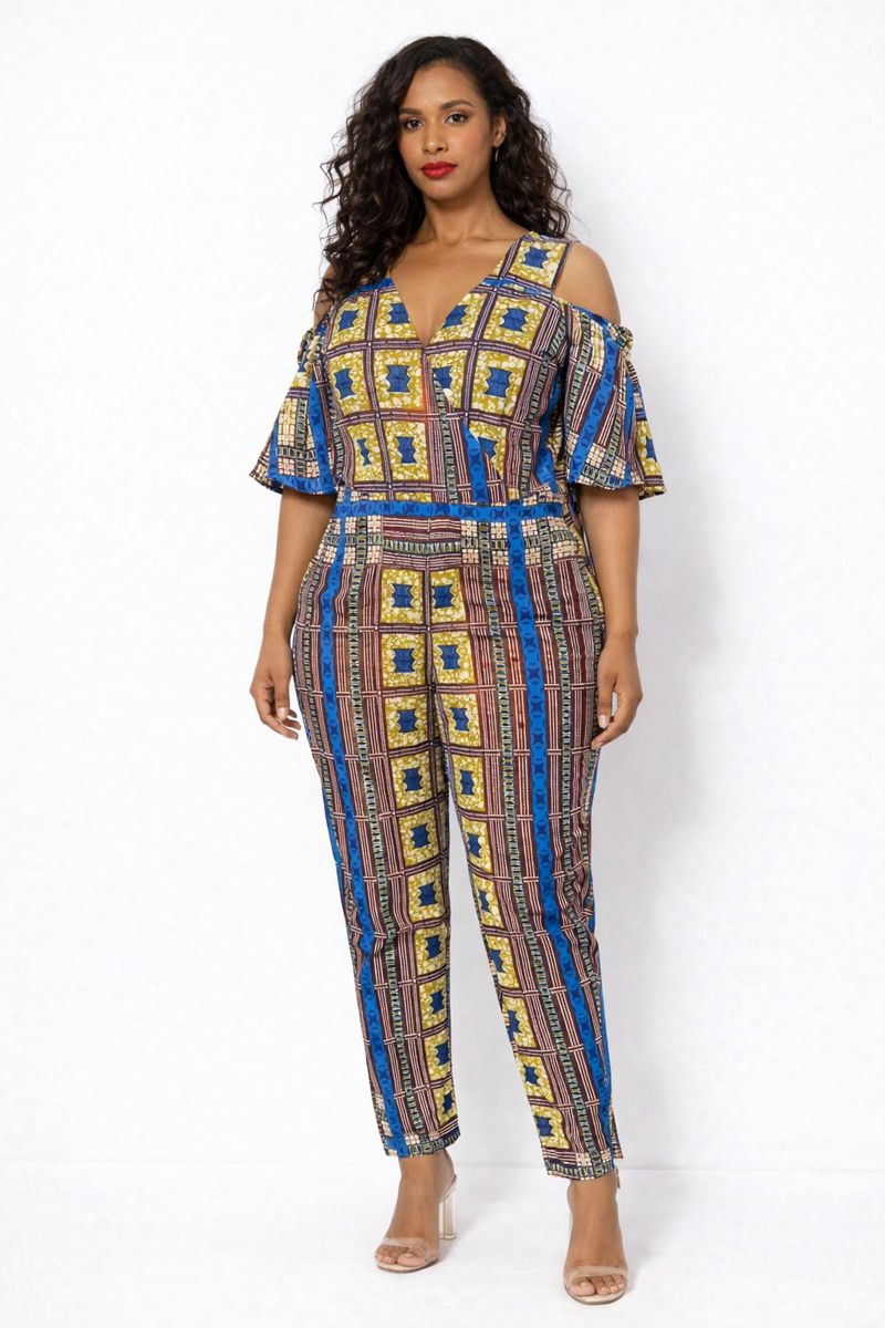 African Print Jumpsuit