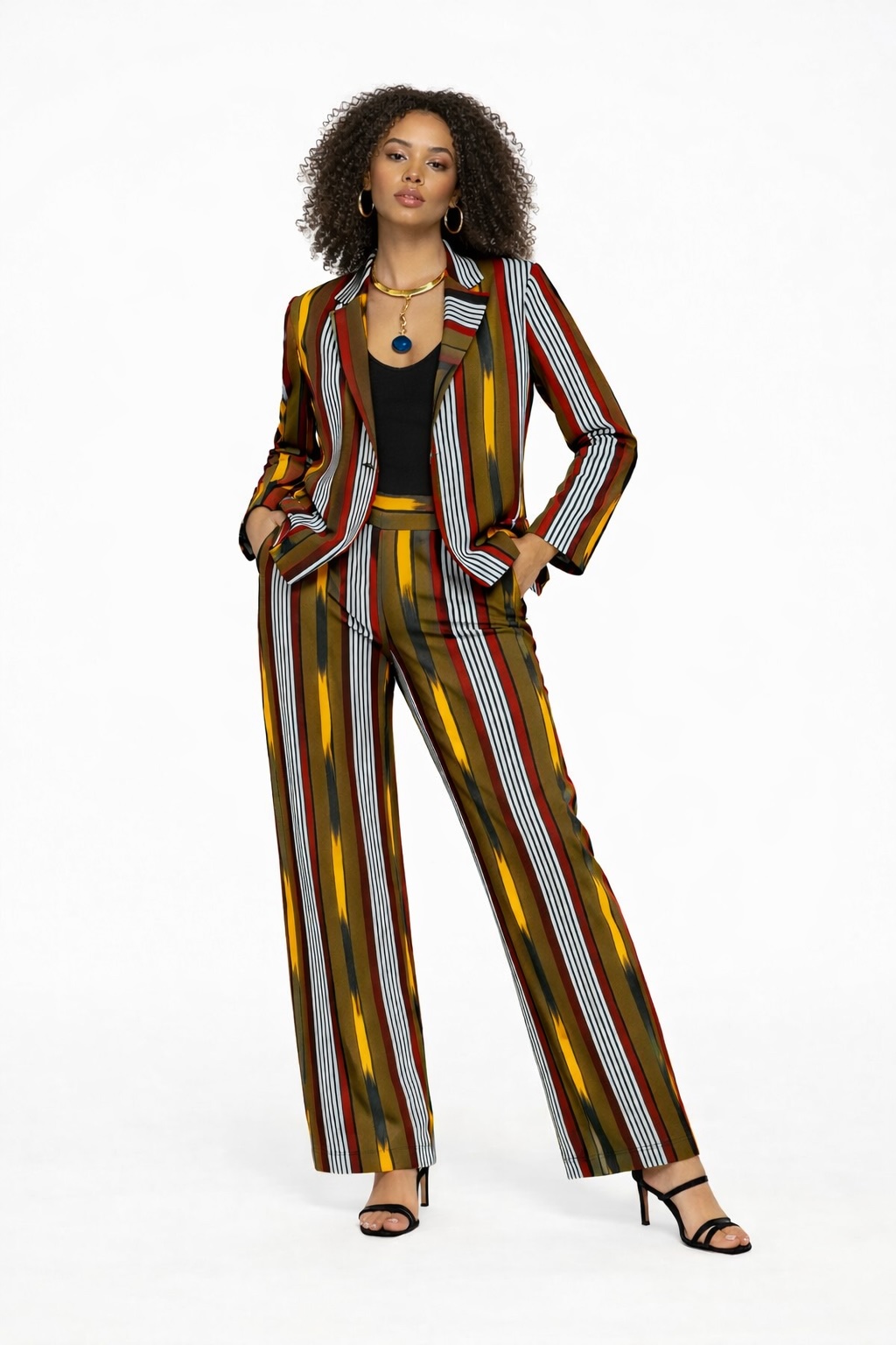 African Print Coord Set - Image 2