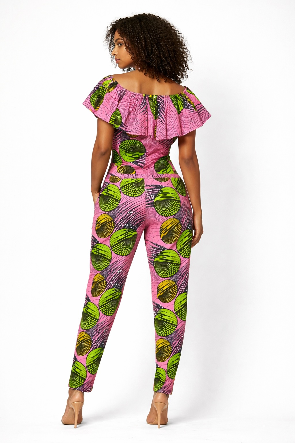 African Print Jumpsuit - Image 3