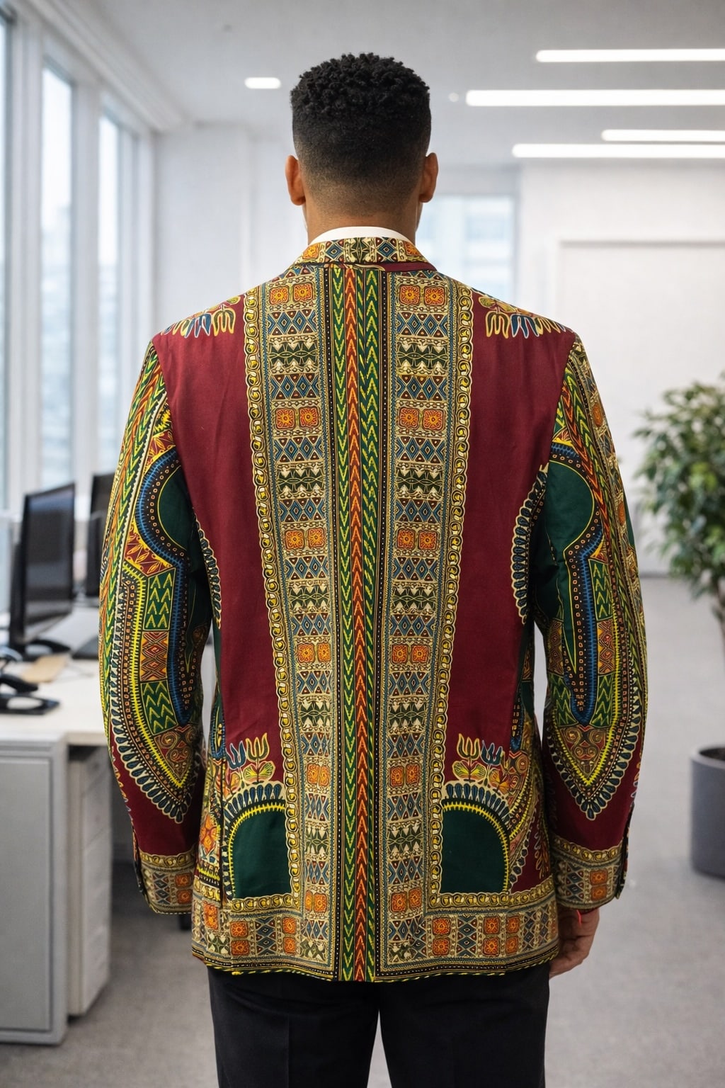 Heritage Dashiki Executive Office Jacket - Image 3